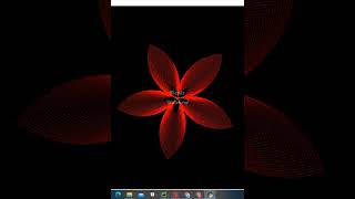 Famous Beautiful flower in python by using turtle || #coding #python #turtle Profile