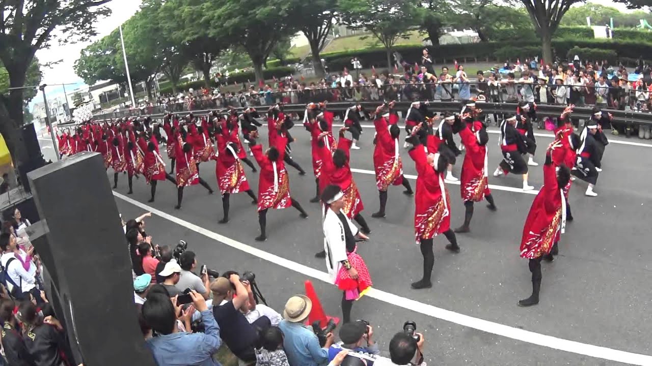 【笑゛】 2015よさこいinおいでん祭 『粋(いきのじ)』 ケヤキ会場