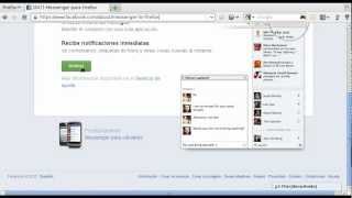 Facebook Messenger para Firefox screenshot 4
