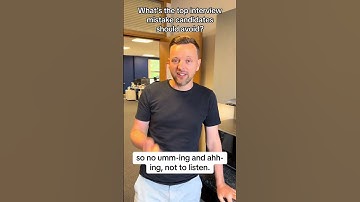 Top Interview Mistakes Candidates Should Avoid #InterviewTips #JobSearch