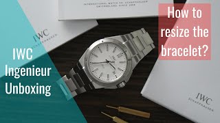 IWC Ingenieur 3239 - How to resize the bracelet? Unboxing + First Impressions