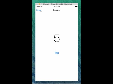 IOS Tutorial - Tap counter