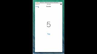IOS Tutorial - Tap counter