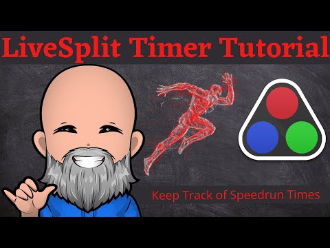 How to setup SPEEDRUN TIMER!! (Livesplit Tutorial) 