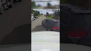 Pulled out in front of a truck