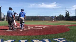Sam Kim - Batting 2019-06-09 Double vs Clovis HS - Bellarmine Summer Classic