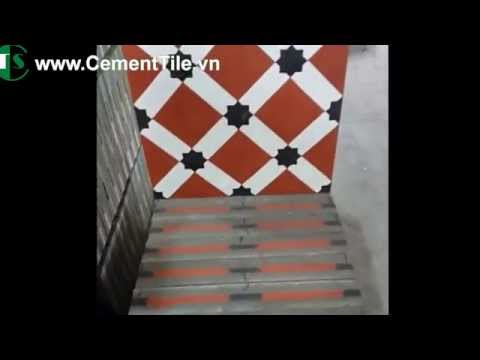 Video Encaustic cement tile - How to made ? - youtube
