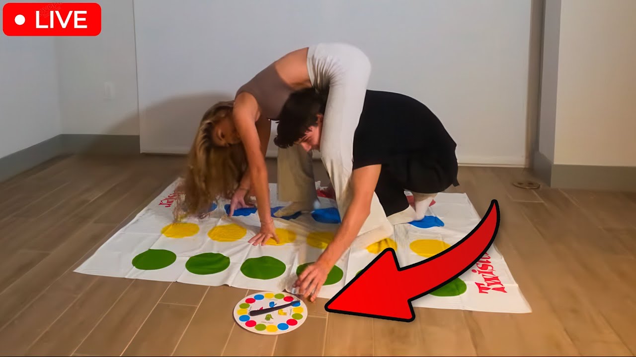 Я играл в ТВИСТЕР с супермоделью 😍 (ПОЛНАЯ ТРАНСЛЯЦИЯ)