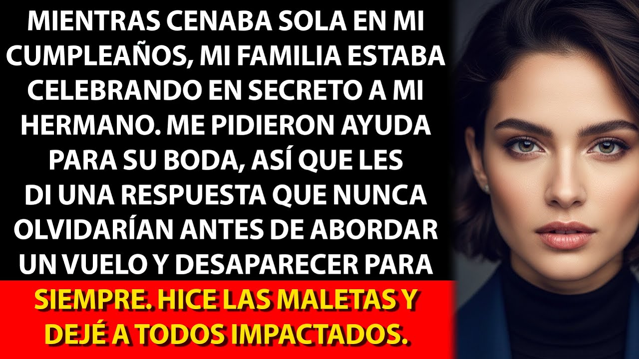 Mis padres celebraron a mi hermano en mi cumpleaños… y mi regalo los marcó para siempre