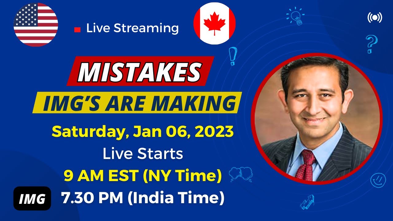 Mistakes International Medical Graduates are Making | Live Q&A - YouTube