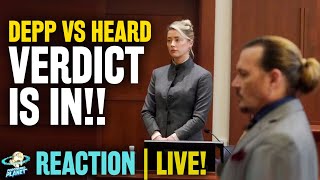 THE VERDICT IS IN! Johnny Depp Wins!!! Johnny vs Amber LIVE! Court Reactions!!!