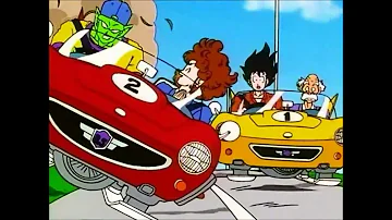 Goku VS Piccolo Getting Their License - Car Race (HD)