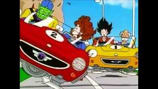 Goku VS Piccolo Getting Their License - Car Race (HD)