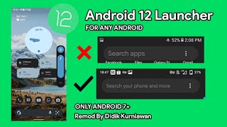 New Android 12 Launcher for Android : Ruthless 12 screenshot 1