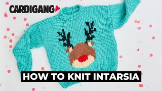 How to knit Intarsia | Cardigang