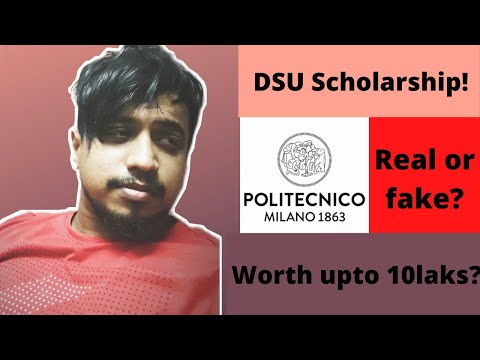 DSU Scholarship|Politecnico di Milano??|தமிழ்|Airopa|Explained.