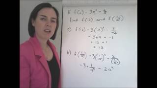 Substituting into a Function