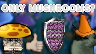 can you beat pvz pick your seeds minigames with only mushrooms? (PvZ)