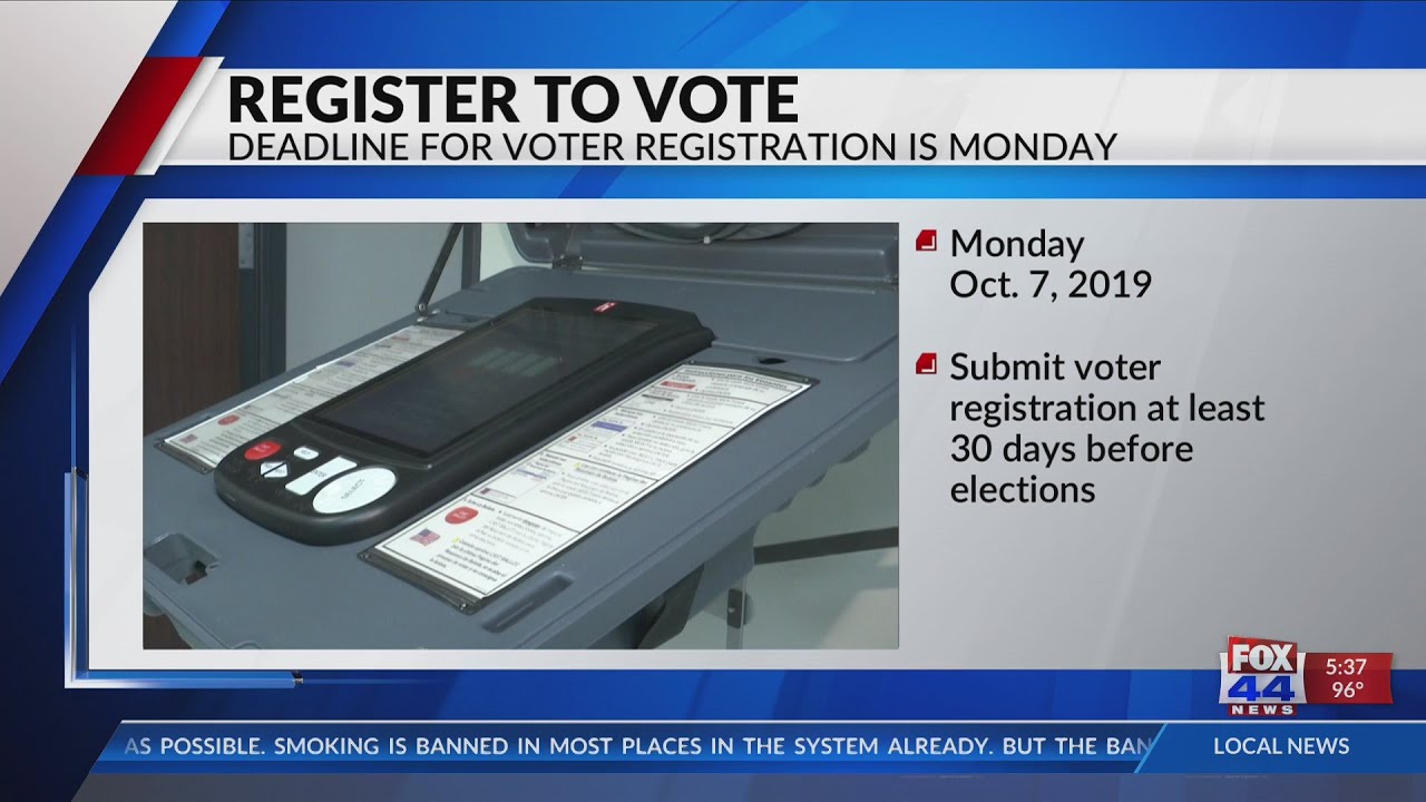 Texas voter registration deadline approaching
