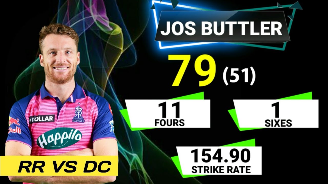 Jos Buttler Batting Vs Delhi Capitals ! Ipl 2023 Match 11 ! RR Vs Dc