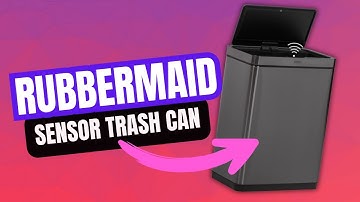 Experience the Ultimate Convenience of the Rubbermaid Elite Sensor Trash Can