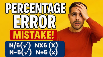 Percentage Error Based Concept | Rakesh Yadav Sir | Maths Tricks of The Day #08