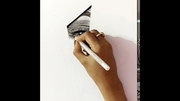 3D sketch Broken Mirror face Drawing Easy for Beginners #shorts #youtubeShorts