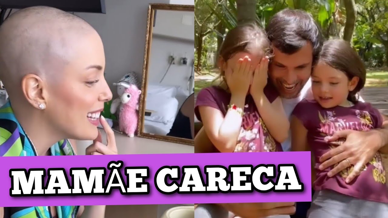 REAÇÃO das filhas de Fabiana Justus ao vê-la CARECA