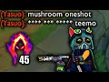 TEEMO ONESHOTS WITH MUSHROOMS (DARK HARVEST + LUDEN'S TEMPEST)