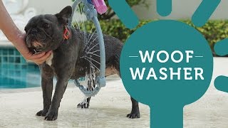 Make bath time easy for you and your dog with Woof Washer 360