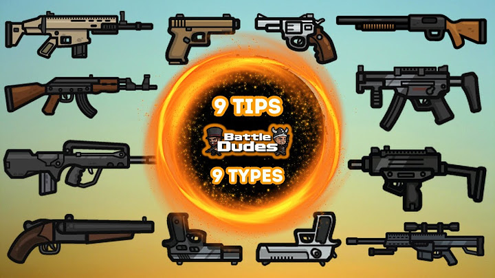 1 Tip for EVERY Type of Weapon in Battledudes!