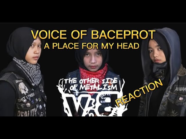 VOICE OF BACEPROT -A PLACE FOR MY HEAD REACTION #voiceofbaceprot #metalreaction #guitar class=