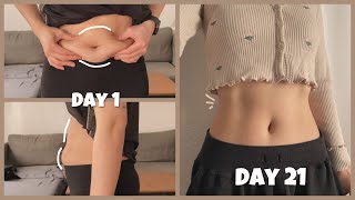 Get FLAT BELLY in 3 WEEKS at home// 11 Line Abs Workout image