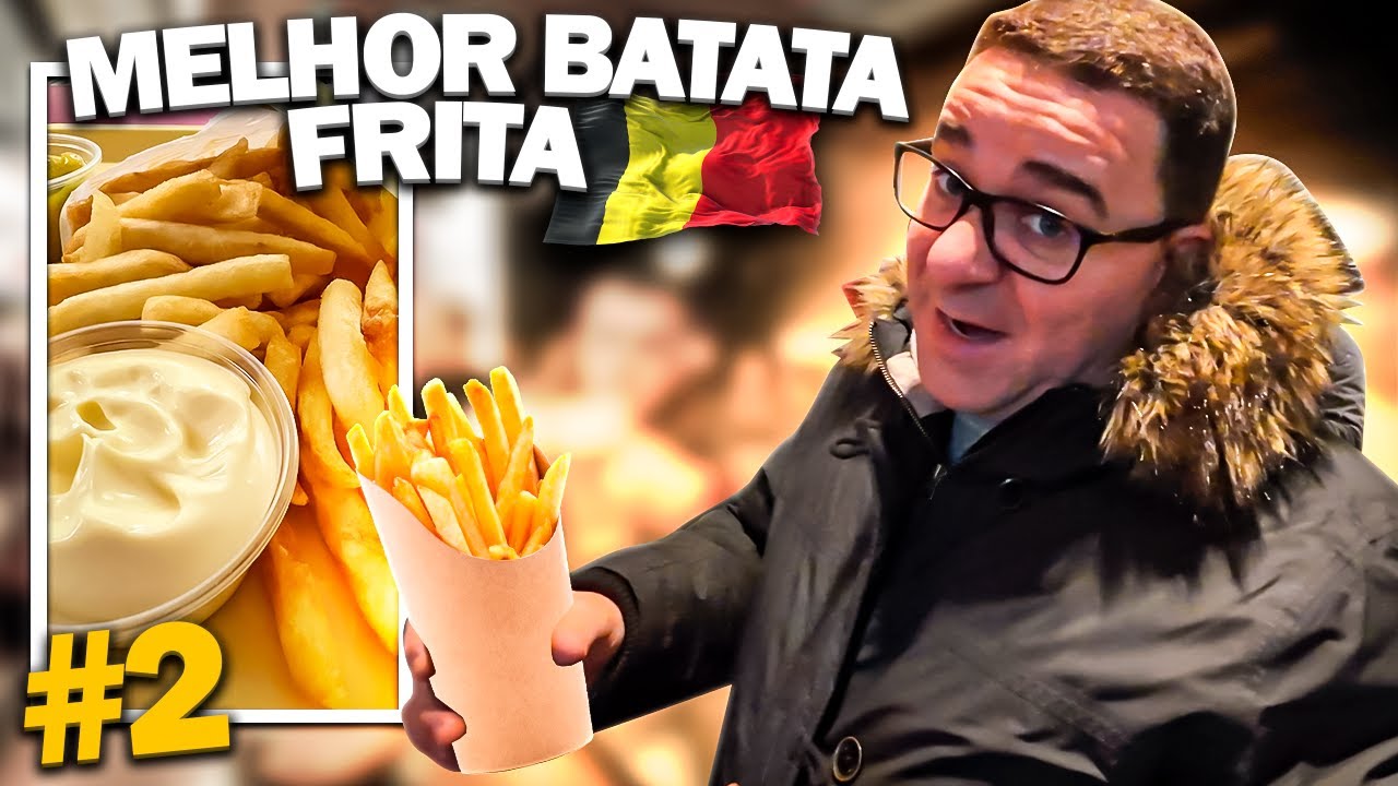 COMI A MELHOR BATATA FRITA DO MUNDO | BRUGES #2
