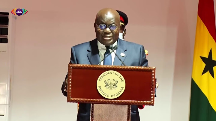 Nana Akufo-Addo delivers final State of the Nation address in 7th parliament | Citi Newsroom