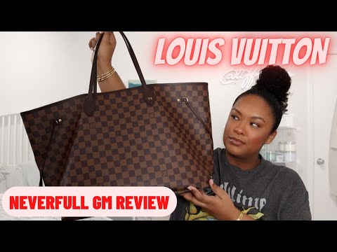 LOUIS VUITTON NEVERFULL GM DAMIER EBENE UNBOXING