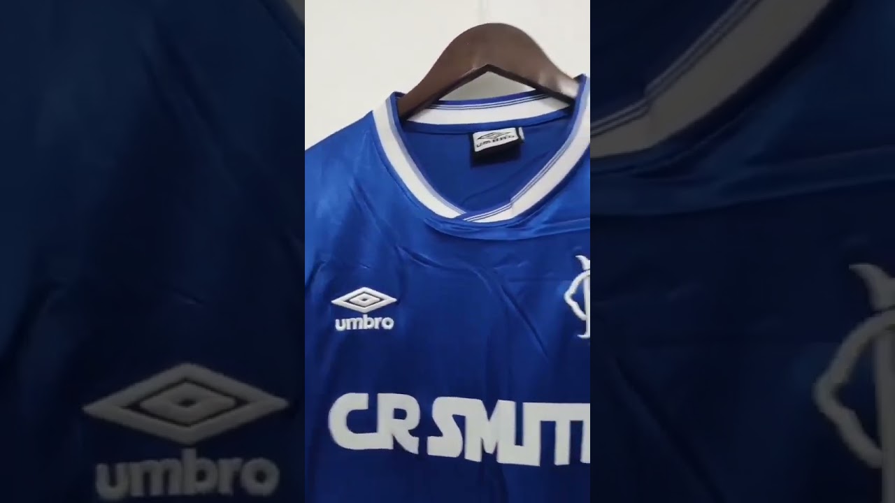 Maillot De Foot Rétro Umbro Écosse 1986-1987 - Domicile - Occasion Bon état