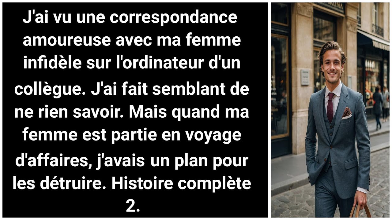 Découvert la correspondance amoureuse entre ma femme infidèle et son