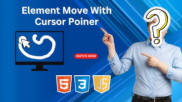 How to move element with mouse cursor in javascript #webdevelopment