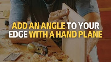 How I Made This Table Edge With Just a Hand Plane!