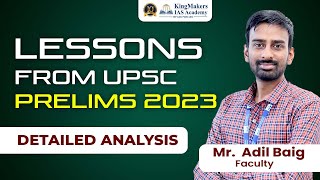 Lessons from UPSC CSE 2023 | Detailed Analysis | Adil Baig