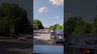 Sudden Lane Change Leads to Accident, are Both Drivers at Fault? #shorts