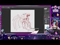 Music Only. Streaming doing some artwork~!