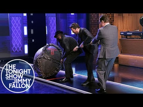 Dwayne Johnson Pushes Jimmy to Take The Titan Games Challenge