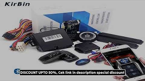 K5 Remote Starter and Car Alarm Smart App Remote Start Stop System for Cars Engine Push St