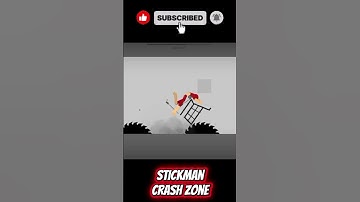 Stickman Dismount | Stickman Shop Cart Crash - TNT BOOM!! #shorts #funnystickman