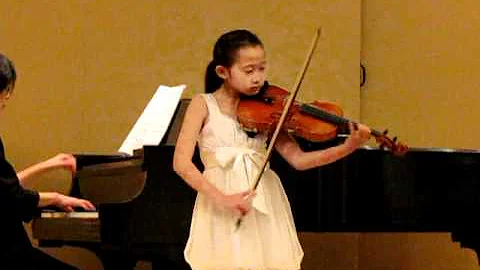 Josephine Kim 8yr old Oscar Rieding Violin concerto in G major op.24 3rd mvmt Allegro
