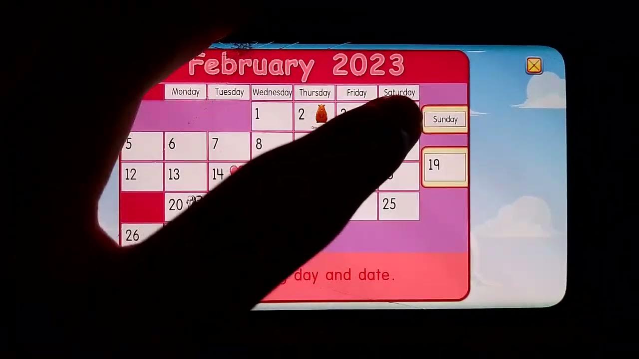 Starfall: The "February 19, 2023" Calender - YouTube