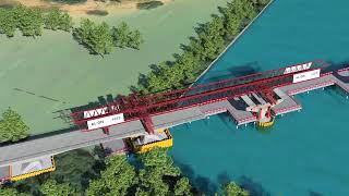 HS2 Colne Valley Viaduct – animation sequence 360p