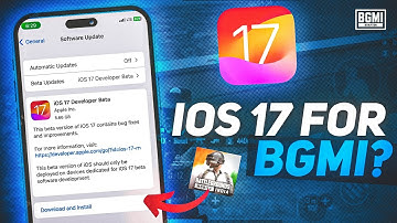 IOS 17 FOR BGMI ? | Ios 17 BGMI Test | How to Install Ios 17 In Ios | iPhone 13 , 14, iPhone 12 , 11